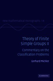 Theory of Finite Simple Groups II